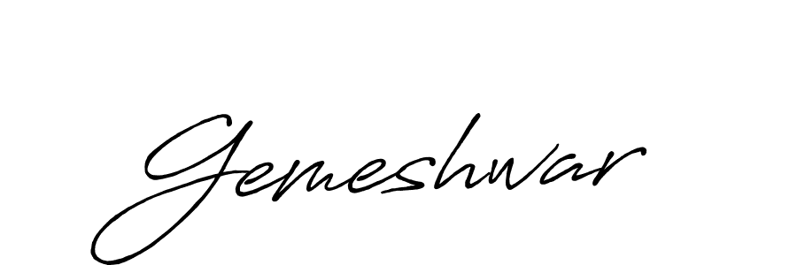 You can use this online signature creator to create a handwritten signature for the name Gemeshwar. This is the best online autograph maker. Gemeshwar signature style 7 images and pictures png