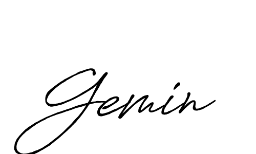 Best and Professional Signature Style for Gemin. Antro_Vectra_Bolder Best Signature Style Collection. Gemin signature style 7 images and pictures png