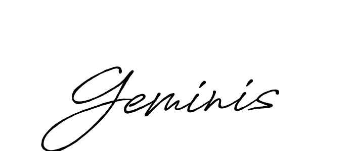 Similarly Antro_Vectra_Bolder is the best handwritten signature design. Signature creator online .You can use it as an online autograph creator for name Geminis. Geminis signature style 7 images and pictures png