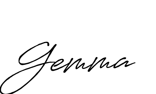 How to make Gemma signature? Antro_Vectra_Bolder is a professional autograph style. Create handwritten signature for Gemma name. Gemma signature style 7 images and pictures png