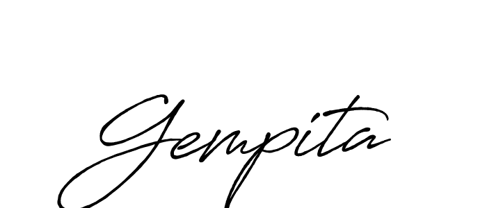 Make a short Gempita signature style. Manage your documents anywhere anytime using Antro_Vectra_Bolder. Create and add eSignatures, submit forms, share and send files easily. Gempita signature style 7 images and pictures png