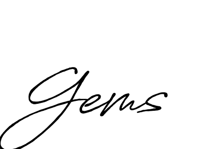 How to Draw Gems signature style? Antro_Vectra_Bolder is a latest design signature styles for name Gems. Gems signature style 7 images and pictures png