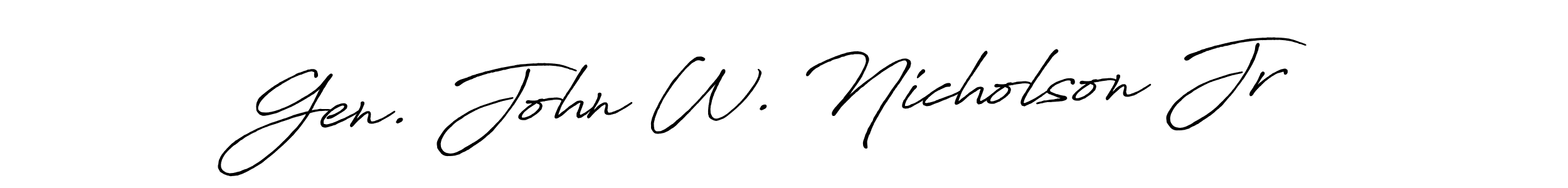 Once you've used our free online signature maker to create your best signature Antro_Vectra_Bolder style, it's time to enjoy all of the benefits that Gen. John W. Nicholson Jr name signing documents. Gen. John W. Nicholson Jr signature style 7 images and pictures png