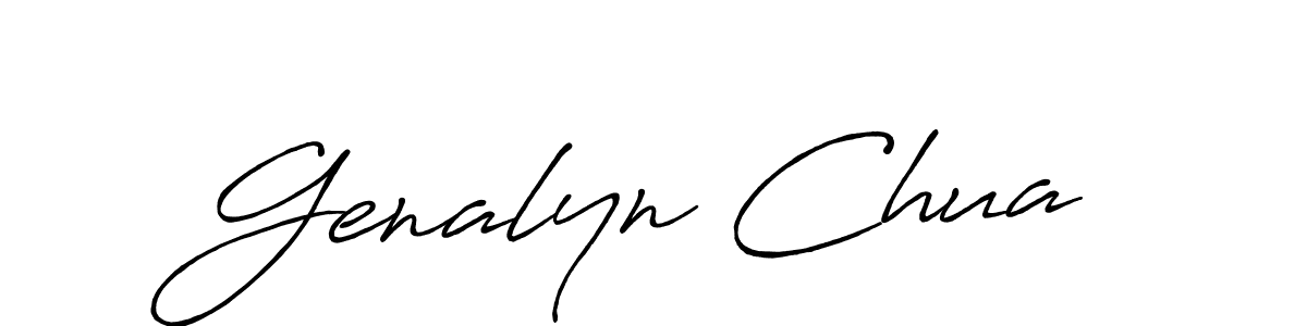 Also we have Genalyn Chua name is the best signature style. Create professional handwritten signature collection using Antro_Vectra_Bolder autograph style. Genalyn Chua signature style 7 images and pictures png