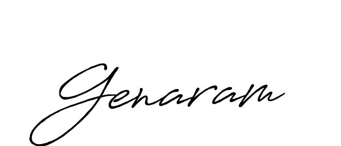 You should practise on your own different ways (Antro_Vectra_Bolder) to write your name (Genaram) in signature. don't let someone else do it for you. Genaram signature style 7 images and pictures png