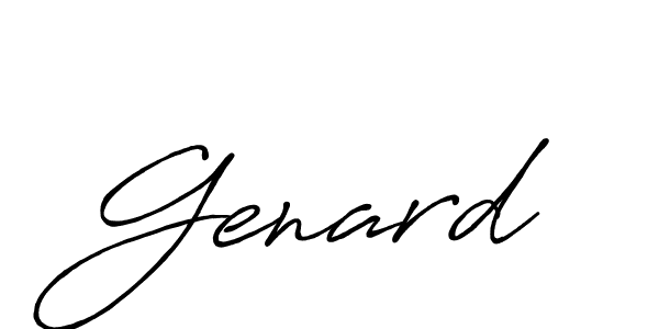 It looks lik you need a new signature style for name Genard. Design unique handwritten (Antro_Vectra_Bolder) signature with our free signature maker in just a few clicks. Genard signature style 7 images and pictures png