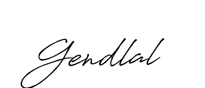 How to make Gendlal signature? Antro_Vectra_Bolder is a professional autograph style. Create handwritten signature for Gendlal name. Gendlal signature style 7 images and pictures png
