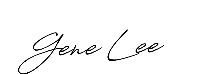 Antro_Vectra_Bolder is a professional signature style that is perfect for those who want to add a touch of class to their signature. It is also a great choice for those who want to make their signature more unique. Get Gene Lee name to fancy signature for free. Gene Lee signature style 7 images and pictures png