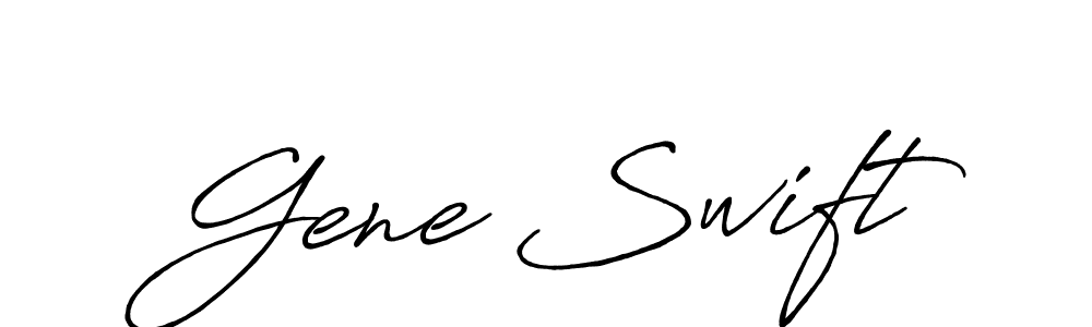 Check out images of Autograph of Gene Swift name. Actor Gene Swift Signature Style. Antro_Vectra_Bolder is a professional sign style online. Gene Swift signature style 7 images and pictures png