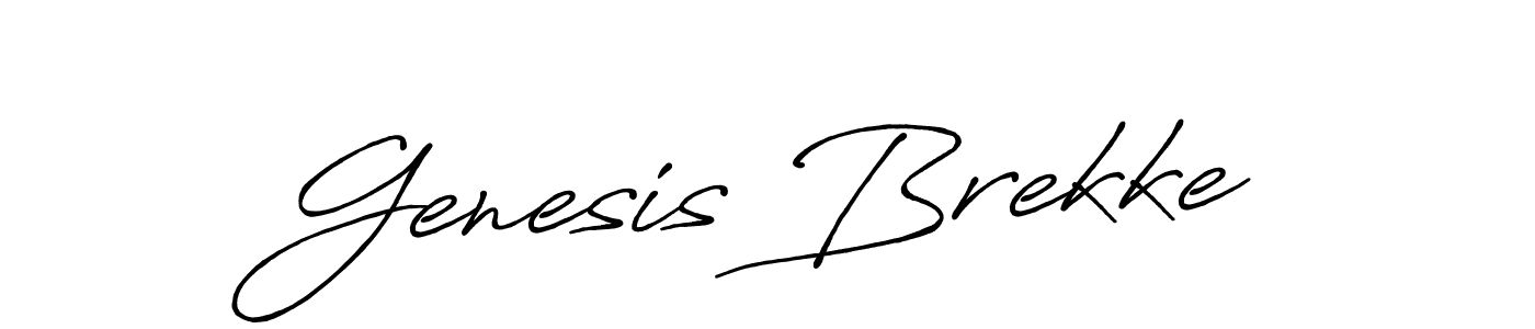 Check out images of Autograph of Genesis Brekke name. Actor Genesis Brekke Signature Style. Antro_Vectra_Bolder is a professional sign style online. Genesis Brekke signature style 7 images and pictures png