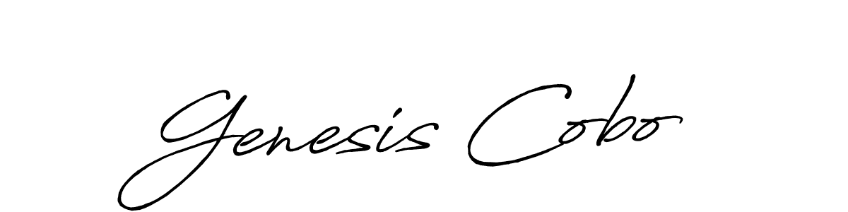 Use a signature maker to create a handwritten signature online. With this signature software, you can design (Antro_Vectra_Bolder) your own signature for name Genesis Cobo. Genesis Cobo signature style 7 images and pictures png