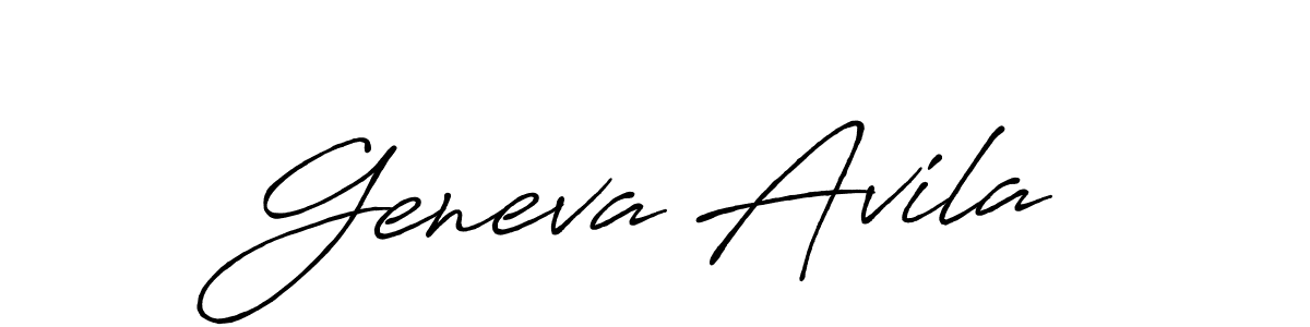 How to Draw Geneva Avila signature style? Antro_Vectra_Bolder is a latest design signature styles for name Geneva Avila. Geneva Avila signature style 7 images and pictures png