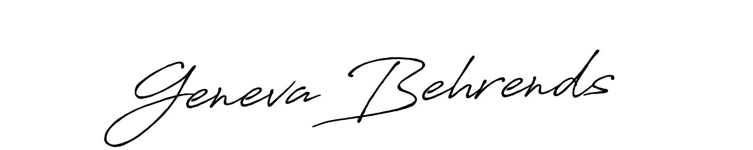 Make a beautiful signature design for name Geneva Behrends. Use this online signature maker to create a handwritten signature for free. Geneva Behrends signature style 7 images and pictures png