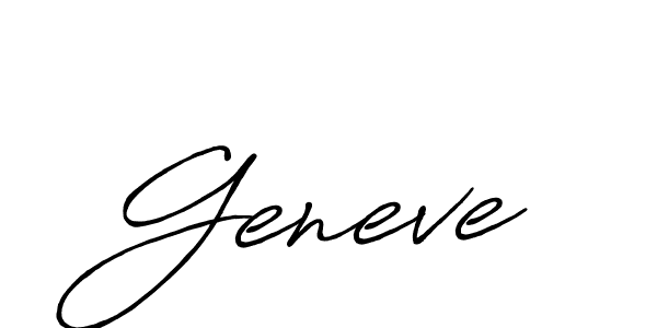 Also we have Geneve name is the best signature style. Create professional handwritten signature collection using Antro_Vectra_Bolder autograph style. Geneve signature style 7 images and pictures png