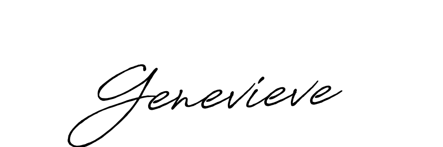 You should practise on your own different ways (Antro_Vectra_Bolder) to write your name (Genevieve) in signature. don't let someone else do it for you. Genevieve signature style 7 images and pictures png