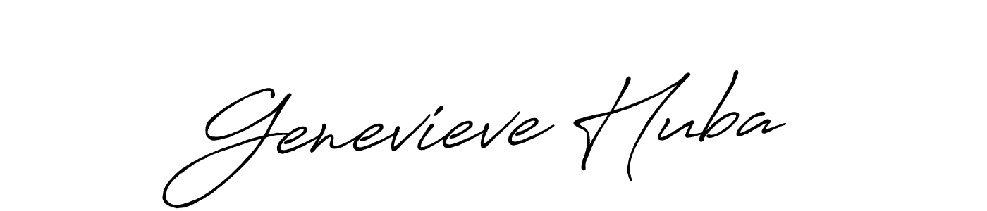 Antro_Vectra_Bolder is a professional signature style that is perfect for those who want to add a touch of class to their signature. It is also a great choice for those who want to make their signature more unique. Get Genevieve Huba name to fancy signature for free. Genevieve Huba signature style 7 images and pictures png