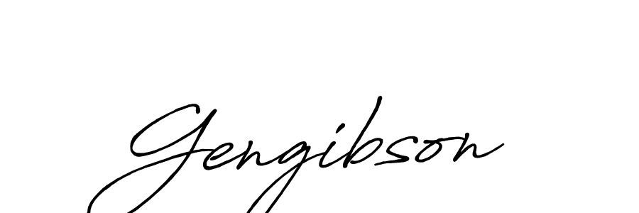 Gengibson stylish signature style. Best Handwritten Sign (Antro_Vectra_Bolder) for my name. Handwritten Signature Collection Ideas for my name Gengibson. Gengibson signature style 7 images and pictures png