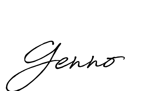 Make a beautiful signature design for name Genno. Use this online signature maker to create a handwritten signature for free. Genno signature style 7 images and pictures png