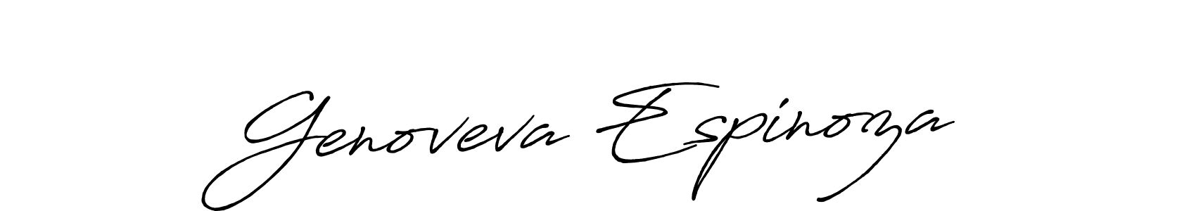 It looks lik you need a new signature style for name Genoveva Espinoza. Design unique handwritten (Antro_Vectra_Bolder) signature with our free signature maker in just a few clicks. Genoveva Espinoza signature style 7 images and pictures png