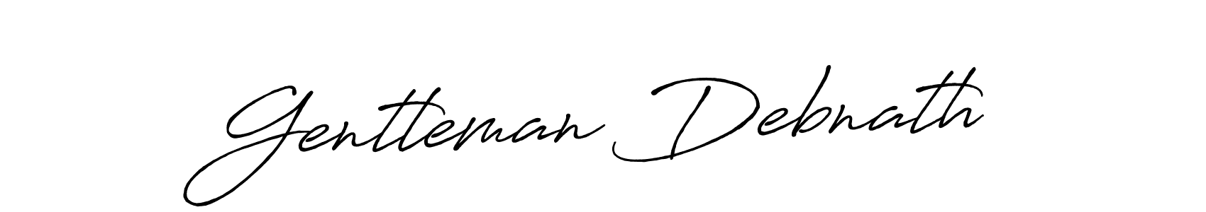 Use a signature maker to create a handwritten signature online. With this signature software, you can design (Antro_Vectra_Bolder) your own signature for name Gentleman Debnath. Gentleman Debnath signature style 7 images and pictures png