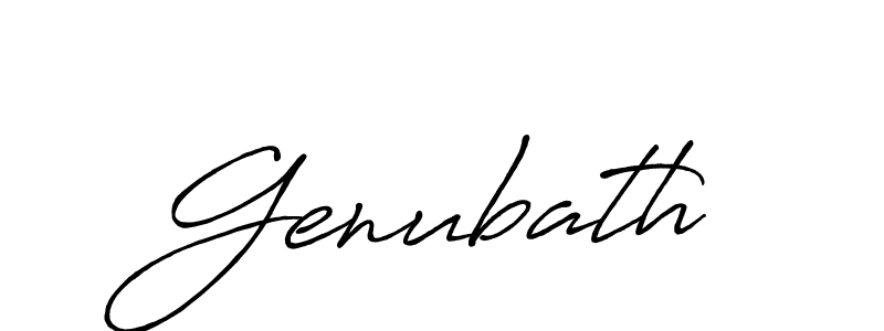 if you are searching for the best signature style for your name Genubath. so please give up your signature search. here we have designed multiple signature styles  using Antro_Vectra_Bolder. Genubath signature style 7 images and pictures png