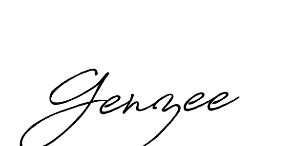 The best way (Antro_Vectra_Bolder) to make a short signature is to pick only two or three words in your name. The name Genzee include a total of six letters. For converting this name. Genzee signature style 7 images and pictures png