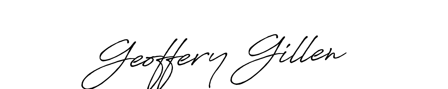 Also You can easily find your signature by using the search form. We will create Geoffery Gillen name handwritten signature images for you free of cost using Antro_Vectra_Bolder sign style. Geoffery Gillen signature style 7 images and pictures png