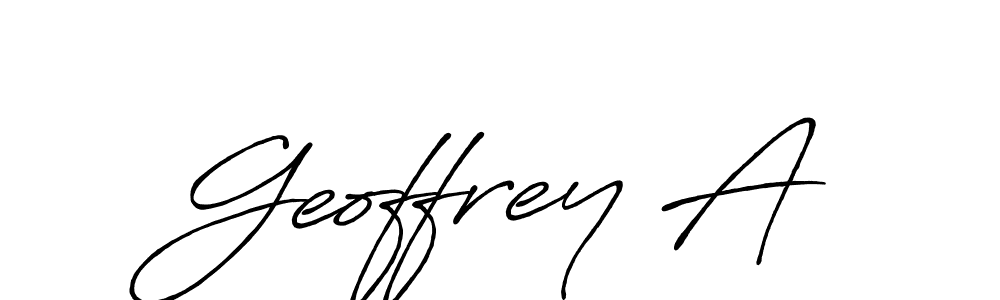 Best and Professional Signature Style for Geoffrey A. Antro_Vectra_Bolder Best Signature Style Collection. Geoffrey A signature style 7 images and pictures png