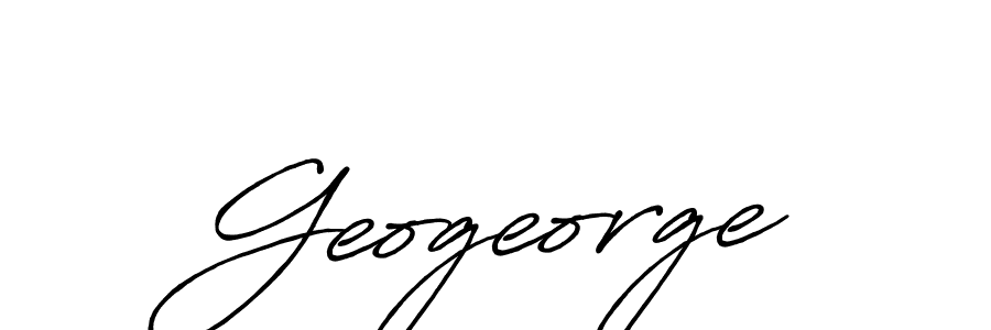 Create a beautiful signature design for name Geogeorge. With this signature (Antro_Vectra_Bolder) fonts, you can make a handwritten signature for free. Geogeorge signature style 7 images and pictures png
