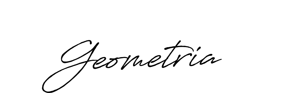 Make a beautiful signature design for name Geometria. With this signature (Antro_Vectra_Bolder) style, you can create a handwritten signature for free. Geometria signature style 7 images and pictures png