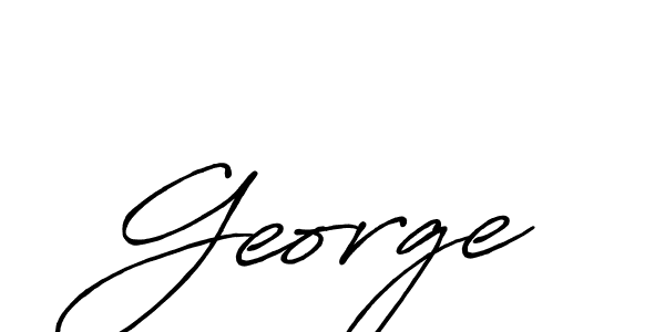 Design your own signature with our free online signature maker. With this signature software, you can create a handwritten (Antro_Vectra_Bolder) signature for name George. George signature style 7 images and pictures png