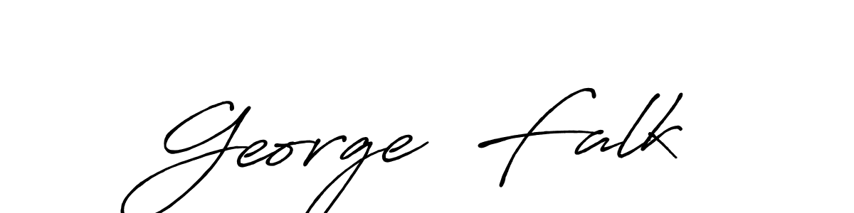 Also we have George  Falk name is the best signature style. Create professional handwritten signature collection using Antro_Vectra_Bolder autograph style. George  Falk signature style 7 images and pictures png