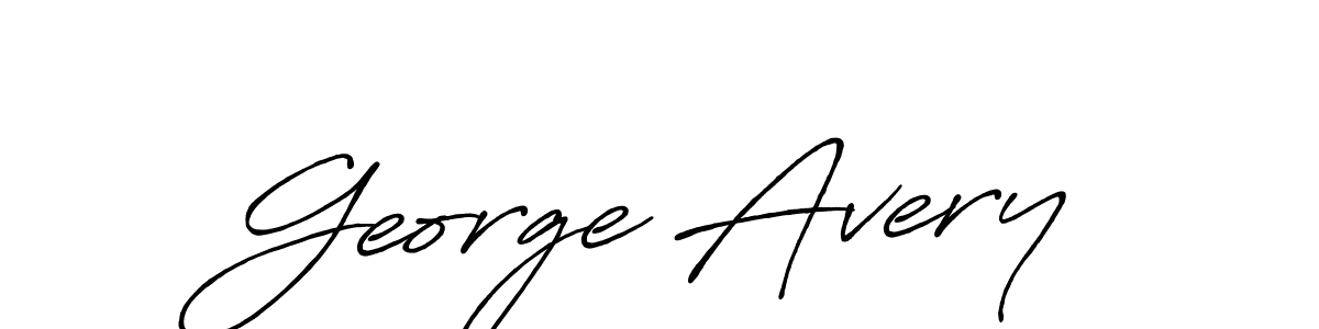 Best and Professional Signature Style for George Avery. Antro_Vectra_Bolder Best Signature Style Collection. George Avery signature style 7 images and pictures png