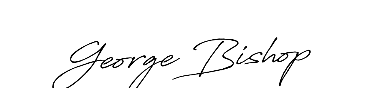 Antro_Vectra_Bolder is a professional signature style that is perfect for those who want to add a touch of class to their signature. It is also a great choice for those who want to make their signature more unique. Get George Bishop name to fancy signature for free. George Bishop signature style 7 images and pictures png