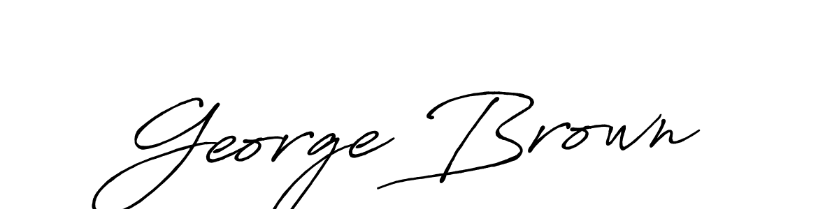 It looks lik you need a new signature style for name George Brown. Design unique handwritten (Antro_Vectra_Bolder) signature with our free signature maker in just a few clicks. George Brown signature style 7 images and pictures png