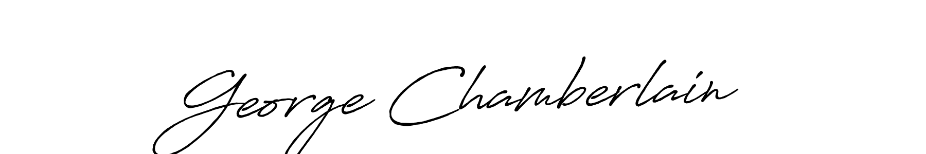 Use a signature maker to create a handwritten signature online. With this signature software, you can design (Antro_Vectra_Bolder) your own signature for name George Chamberlain. George Chamberlain signature style 7 images and pictures png