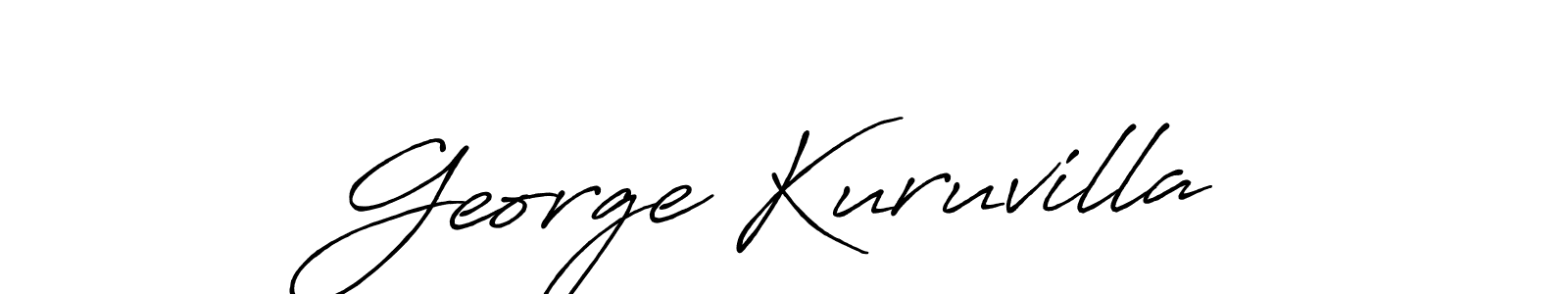Antro_Vectra_Bolder is a professional signature style that is perfect for those who want to add a touch of class to their signature. It is also a great choice for those who want to make their signature more unique. Get George Kuruvilla name to fancy signature for free. George Kuruvilla signature style 7 images and pictures png