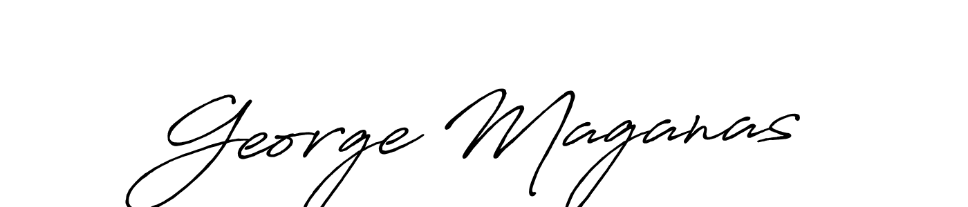 Once you've used our free online signature maker to create your best signature Antro_Vectra_Bolder style, it's time to enjoy all of the benefits that George Maganas name signing documents. George Maganas signature style 7 images and pictures png