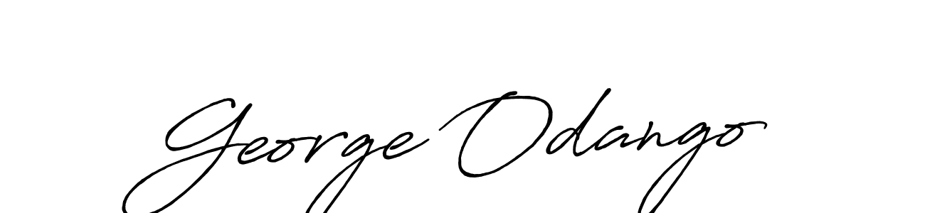 George Odango stylish signature style. Best Handwritten Sign (Antro_Vectra_Bolder) for my name. Handwritten Signature Collection Ideas for my name George Odango. George Odango signature style 7 images and pictures png