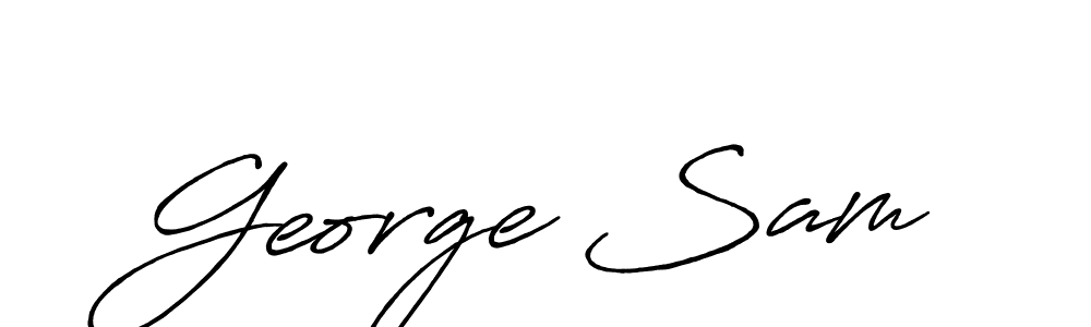 Once you've used our free online signature maker to create your best signature Antro_Vectra_Bolder style, it's time to enjoy all of the benefits that George Sam name signing documents. George Sam signature style 7 images and pictures png