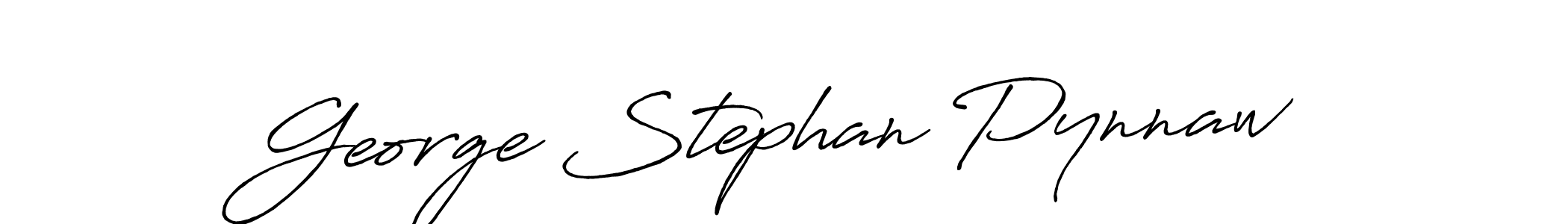 if you are searching for the best signature style for your name George Stephan Pynnaw. so please give up your signature search. here we have designed multiple signature styles  using Antro_Vectra_Bolder. George Stephan Pynnaw signature style 7 images and pictures png