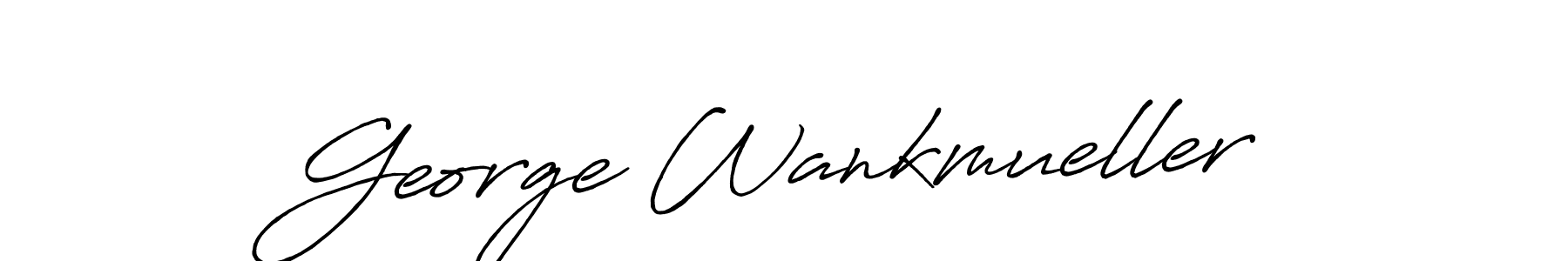 Antro_Vectra_Bolder is a professional signature style that is perfect for those who want to add a touch of class to their signature. It is also a great choice for those who want to make their signature more unique. Get George Wankmueller name to fancy signature for free. George Wankmueller signature style 7 images and pictures png