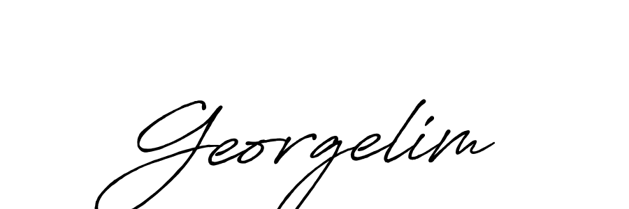 Design your own signature with our free online signature maker. With this signature software, you can create a handwritten (Antro_Vectra_Bolder) signature for name Georgelim. Georgelim signature style 7 images and pictures png