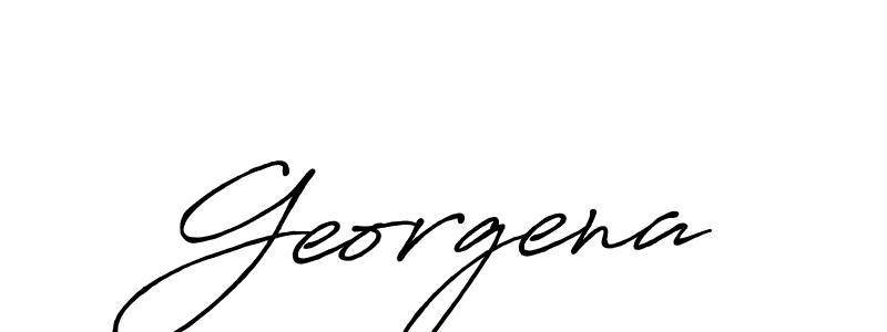 Best and Professional Signature Style for Georgena. Antro_Vectra_Bolder Best Signature Style Collection. Georgena signature style 7 images and pictures png