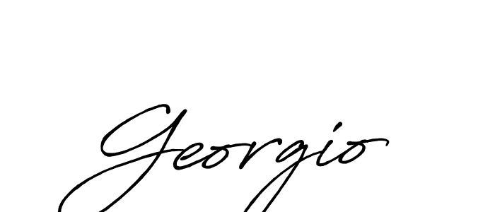 Design your own signature with our free online signature maker. With this signature software, you can create a handwritten (Antro_Vectra_Bolder) signature for name Georgio. Georgio signature style 7 images and pictures png