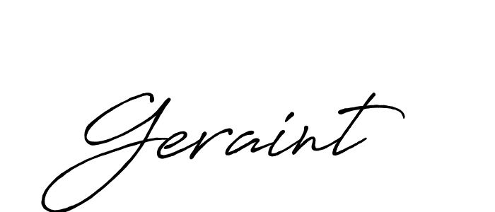 How to Draw Geraint signature style? Antro_Vectra_Bolder is a latest design signature styles for name Geraint. Geraint signature style 7 images and pictures png