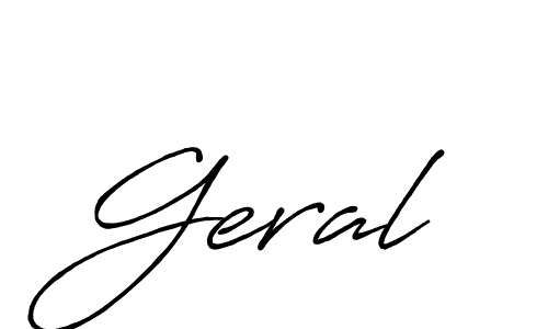 How to make Geral signature? Antro_Vectra_Bolder is a professional autograph style. Create handwritten signature for Geral name. Geral signature style 7 images and pictures png