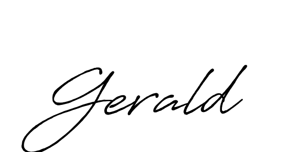 Best and Professional Signature Style for Gerald. Antro_Vectra_Bolder Best Signature Style Collection. Gerald signature style 7 images and pictures png