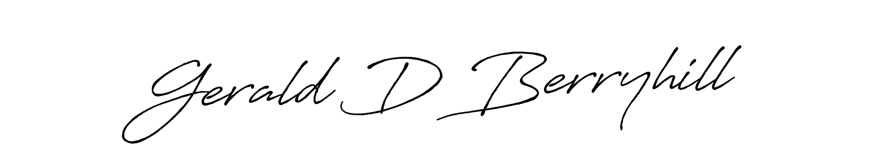 Antro_Vectra_Bolder is a professional signature style that is perfect for those who want to add a touch of class to their signature. It is also a great choice for those who want to make their signature more unique. Get Gerald D Berryhill name to fancy signature for free. Gerald D Berryhill signature style 7 images and pictures png