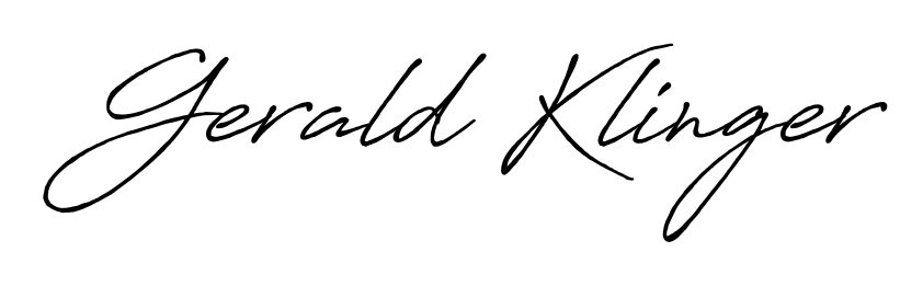 Quickly download Gerald Klinger name signature in high-resolution PNG using Antro_Vectra_Bolder style. Ready to insert into PDFs and online applications. Gerald Klinger signature style 7 images and pictures png